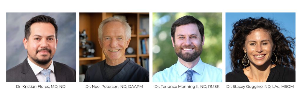 Dr. Noel Peterson, Dr. Terrance Manning II, Dr. Kristian Flores, Dr. Stacey Guggino