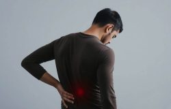 Man with chronic low back pain